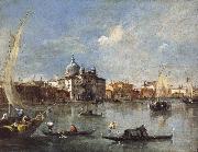 The Giudecca with the Zitelle Francesco Guardi